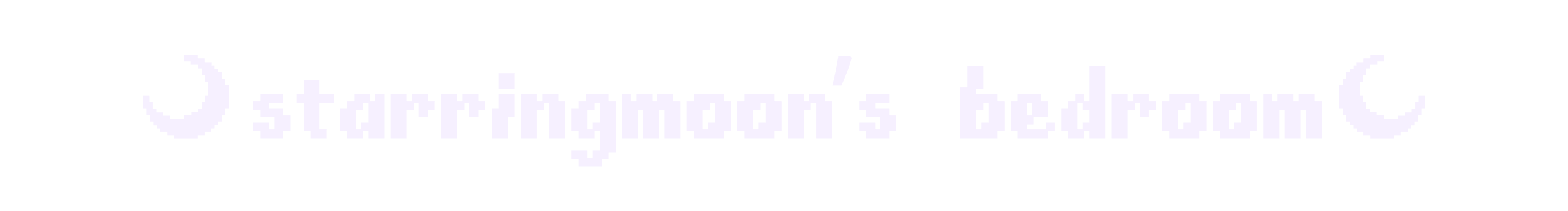 starringmoon's bedroom!